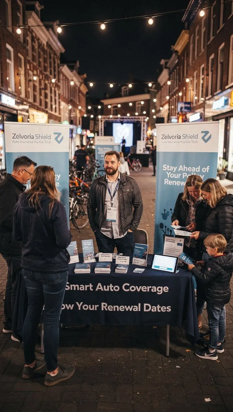 Een close-up van een hand die een herinneringsbrief voor verzekeringsovereenkomst vasthoudt.